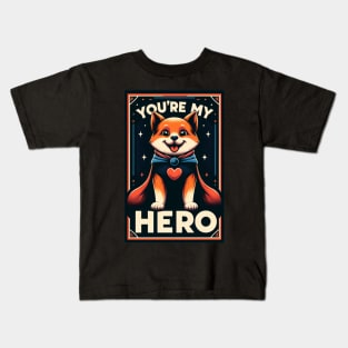 Caped Companion Paw-er 2 Kids T-Shirt